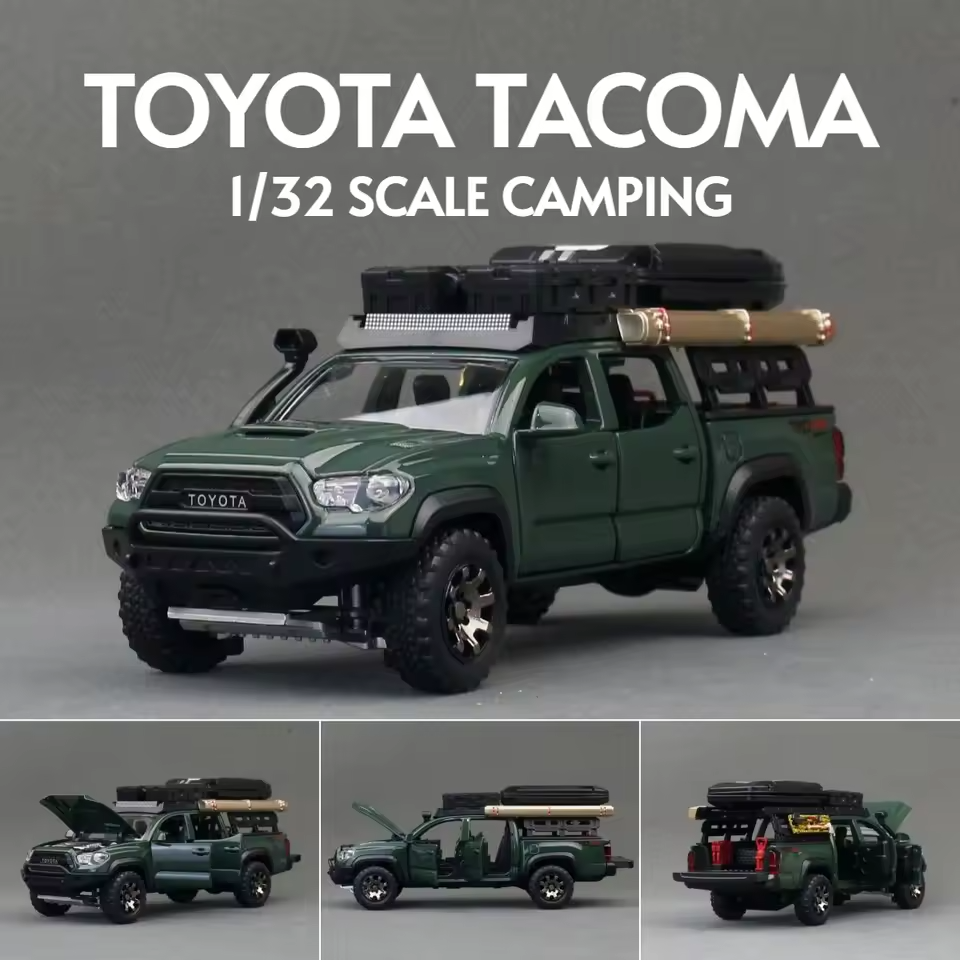 1:32 Toyota Tacoma TRO Off Road Pickup Alloy Diecast Model