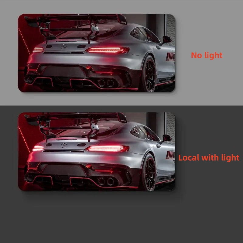 Luminous Sports Car Wall Art – Premium LED Backlit Canvas for Automotive Enthusiasts