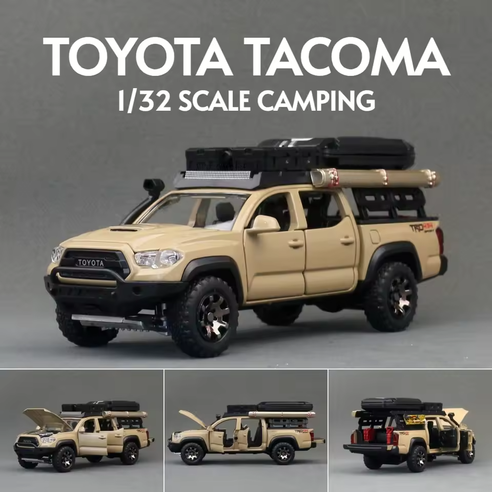 1:32 Toyota Tacoma TRO Off Road Pickup Alloy Diecast Model