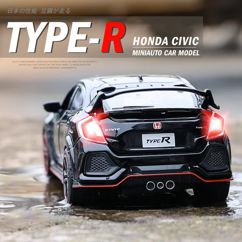 1:32 Honda CIVIC TYPE-R Metal Diecast Toy Car