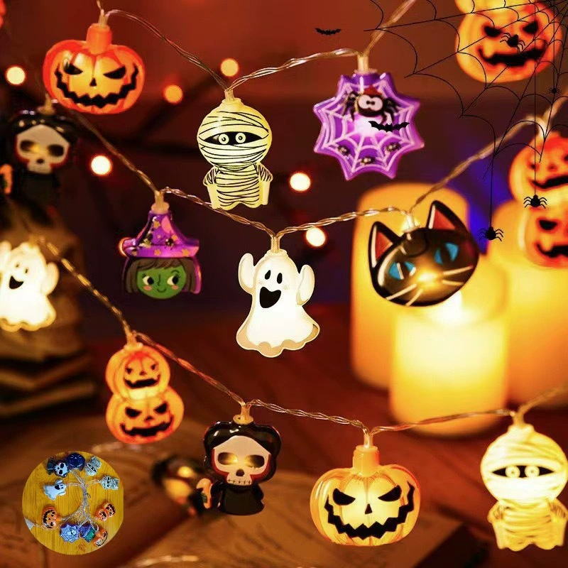 Spooky Halloween LED String Lights β Must-Have Pumpkin & Ghost Decor for 2025 Halloween πβ¨