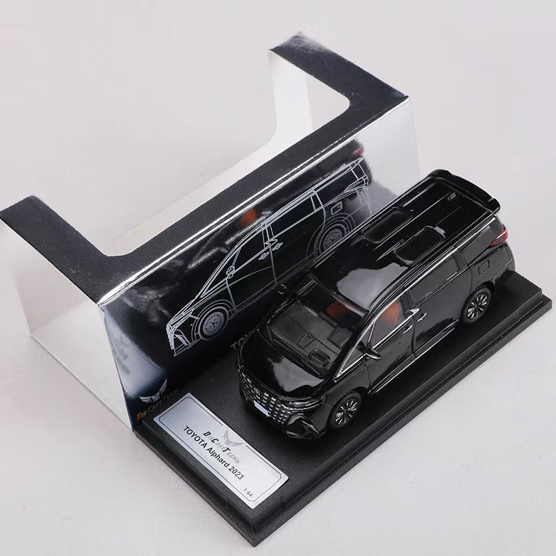 1:64 Toyota Alphard 2023 – Luxury MPV Diecast Model with Sunroof & Display Base