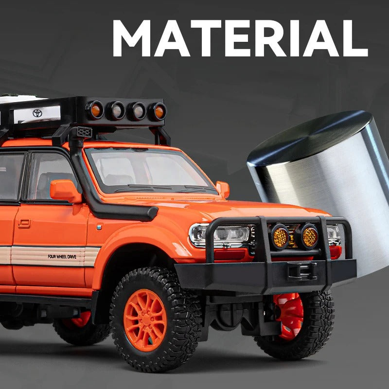 1:24 Toyota Land Cruiser 80 Alloy Model Car Toy Diecast