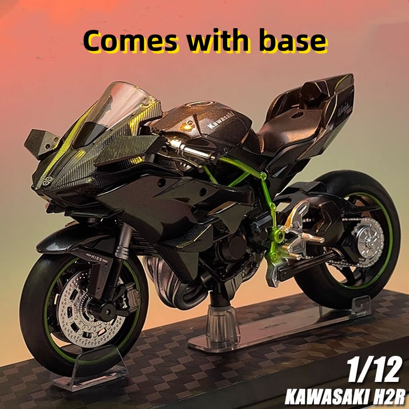 1:12 Kawasaki H2R Model Alloy Motorcycle (No light & sound)