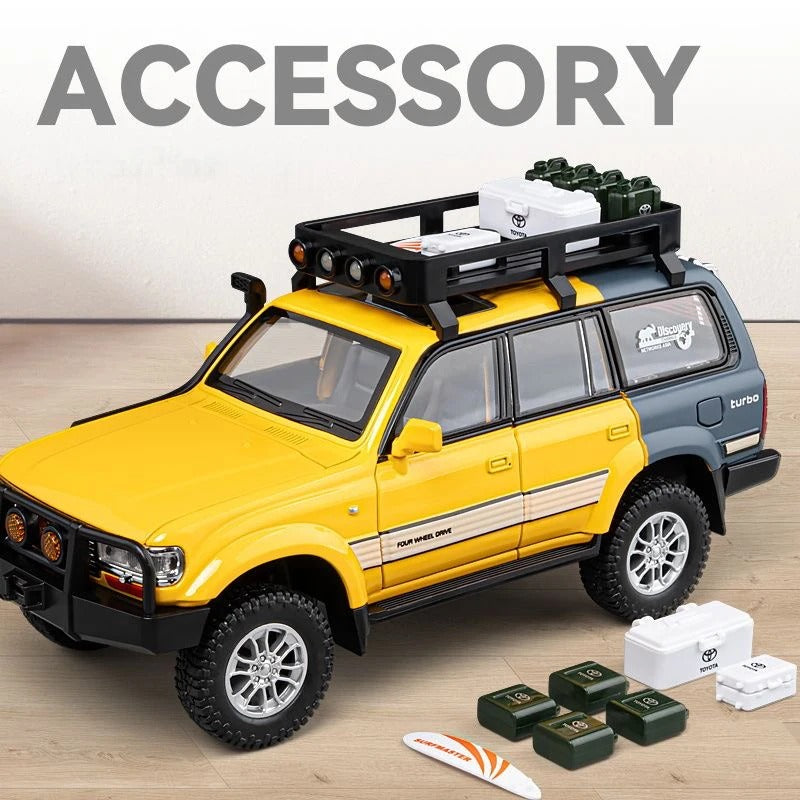 1:24 Toyota Land Cruiser 80 Alloy Model Car Toy Diecast