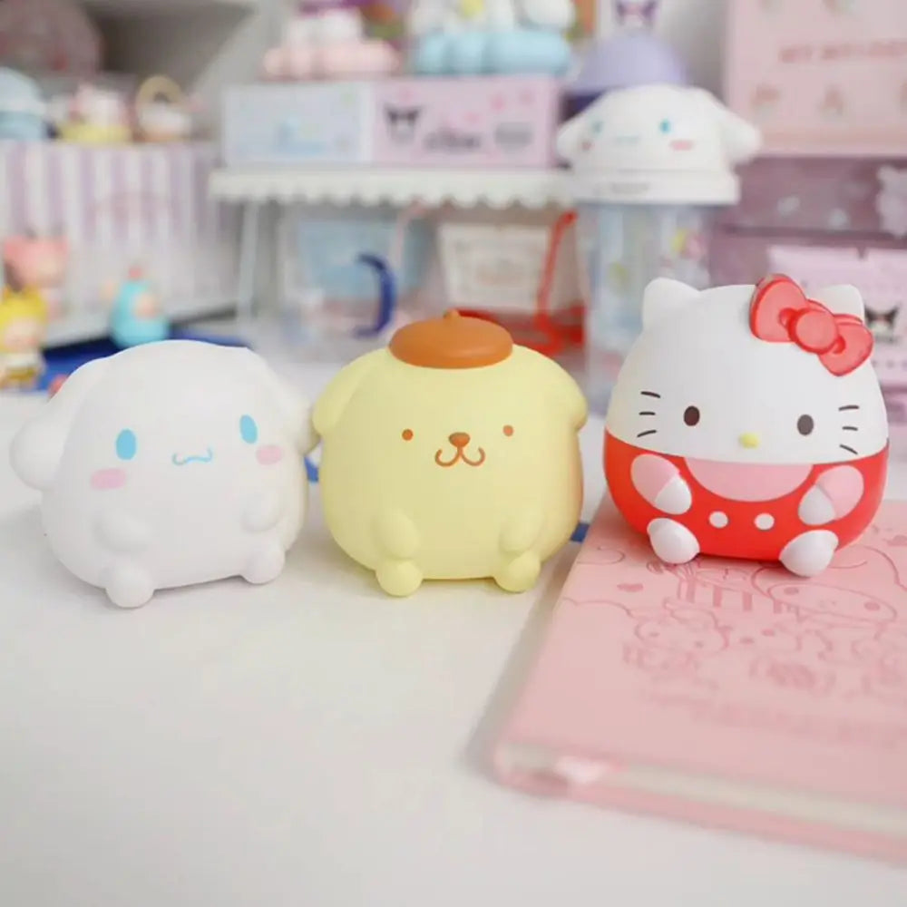 Kawaii Mylody Decompression Kuro Cinaroll Stress Relief Squishy Anime Cartoon Children's Hand Pinch Toy Healing Gift