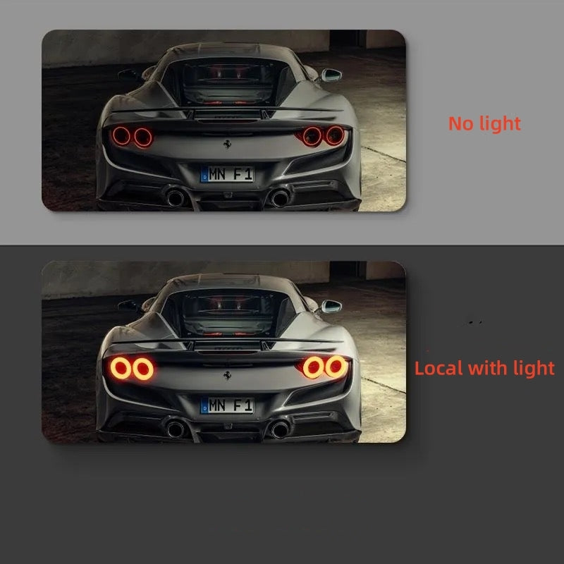 Luminous Sports Car Wall Art – Premium LED Backlit Canvas for Automotive Enthusiasts