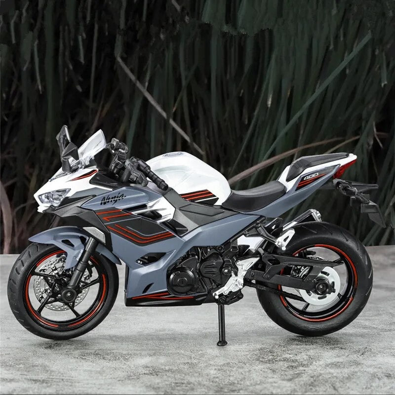 1:12 Kawasaki Ninja 400 Alloy Motorcycle Model Diecast Toy