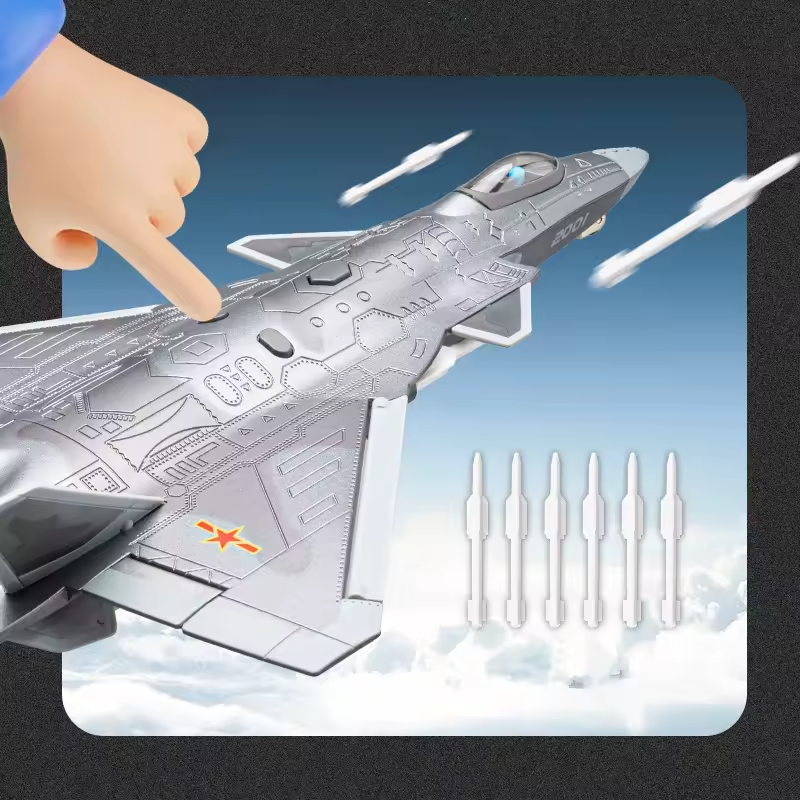 1:84 Scale Alloy J-20 Stealth Fighter Airplane