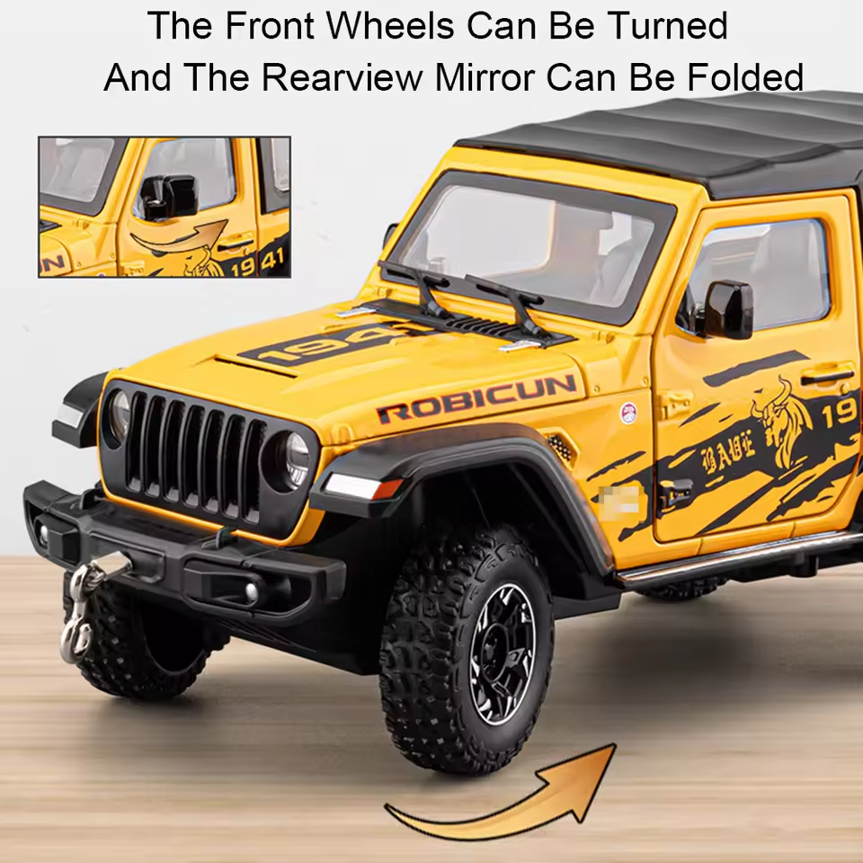 1:24 Wrangler Rubicon Diecast Model Car