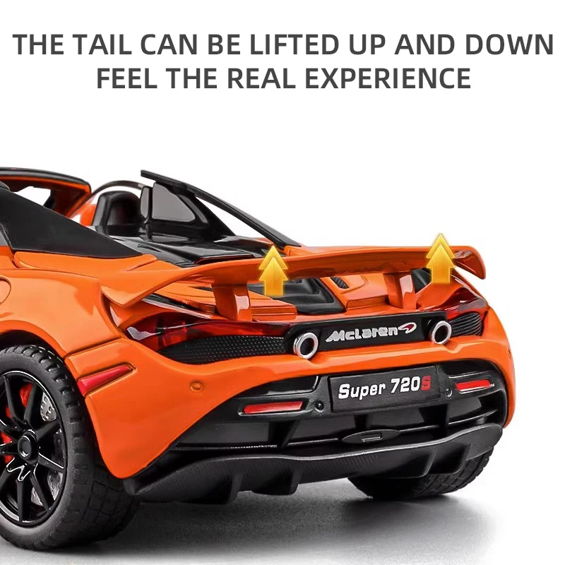 1:24 Scale McLaren 720s Super Sportcar Decast Model