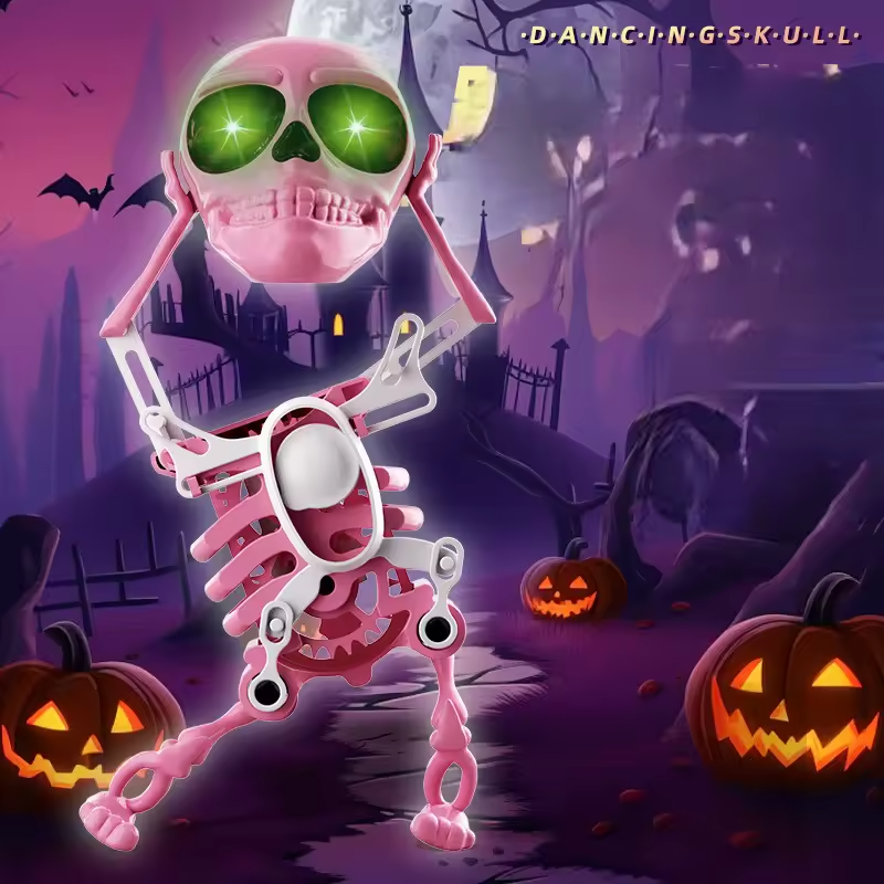 3D toy skeleton dancing sand sculpture funny decompression rare creativity prank Quirky skull