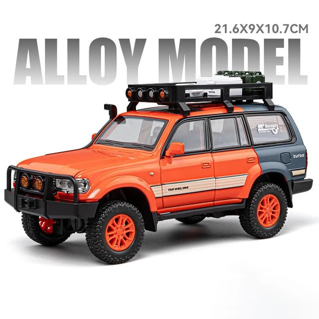 1:24 Toyota Land Cruiser 80 Alloy Model Car Toy Diecast