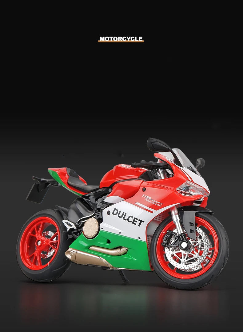 1:12 Dulcet 1199 Panigale Alloy Diecast Motorcycle Model