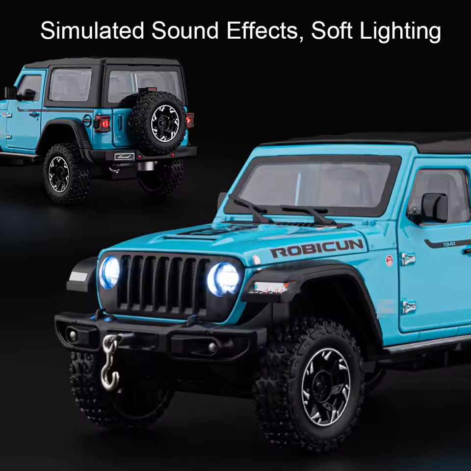 1:24 Wrangler Rubicon Diecast Model Car