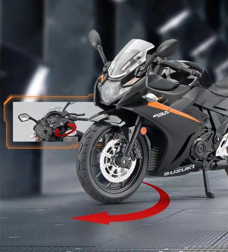 1:12 Suzuki GSX-250R Alloy Racing Motorcycle Model