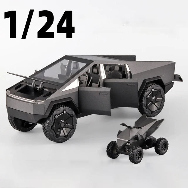 1:24 Tesla Cybertruck Alloy Diecasts & Toy Vehicles Metal Toy Car
