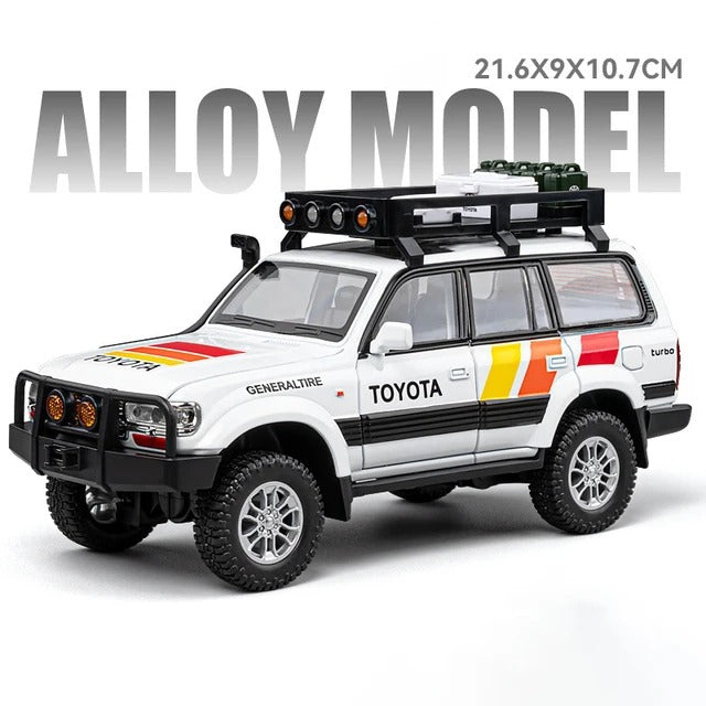 1:24 Toyota Land Cruiser 80 Alloy Model Car Toy Diecast