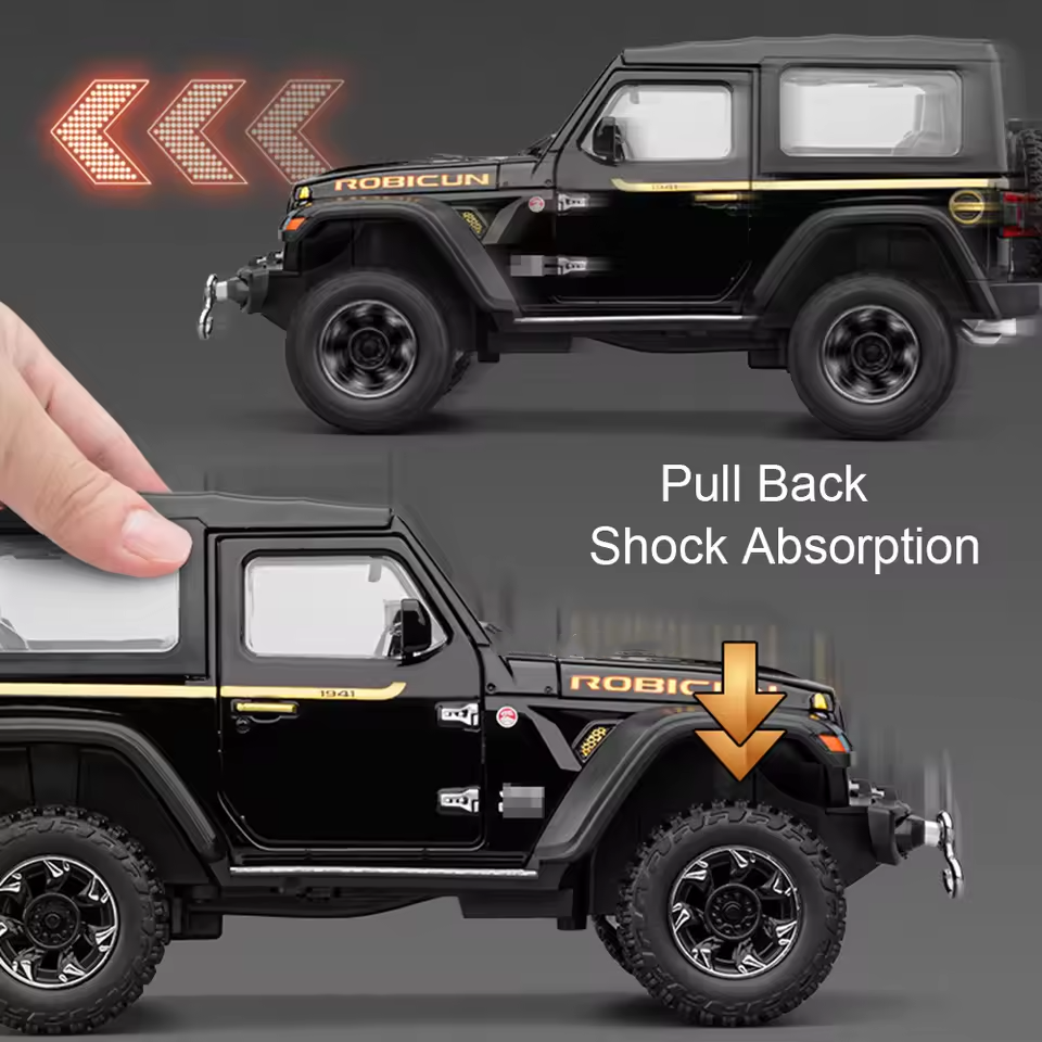 1:24 Wrangler Rubicon Diecast Model Car