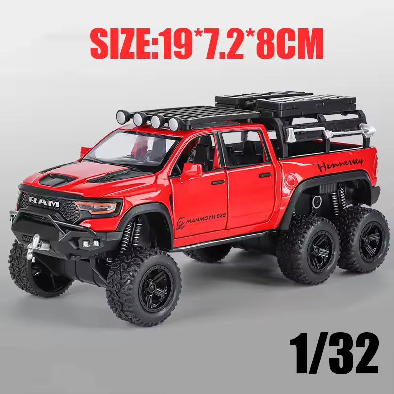 1:32 Scale Dodge Ram TRX 6X6 Die-cast Model Car