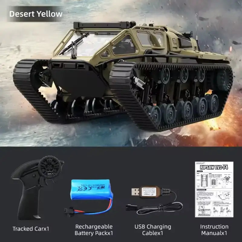 Cyber-Crawler: Full-Scale Off-Road RC Drift Tank