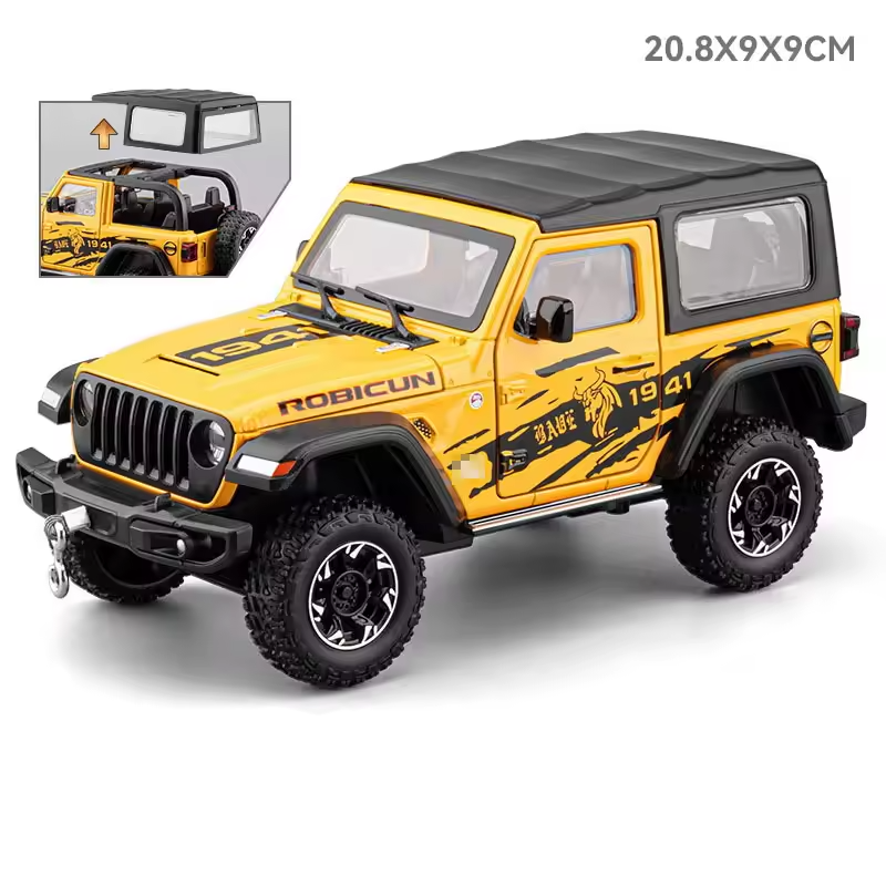 1:24 Wrangler Rubicon Diecast Model Car