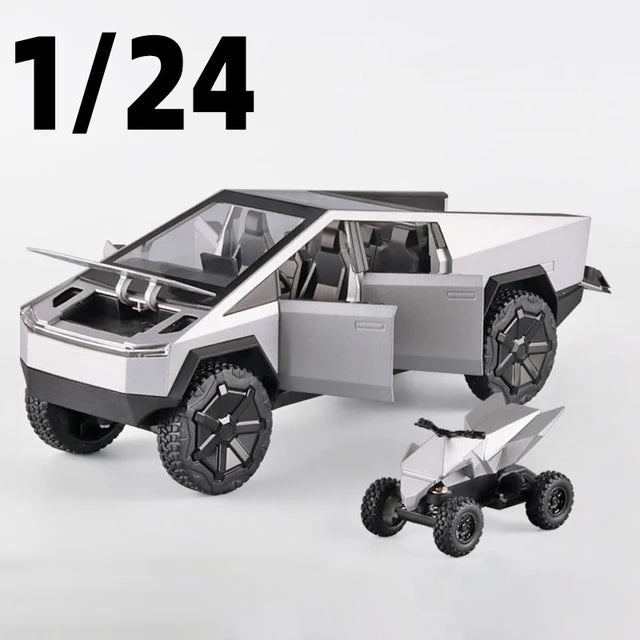 1:24 Tesla Cybertruck Alloy Diecasts & Toy Vehicles Metal Toy Car
