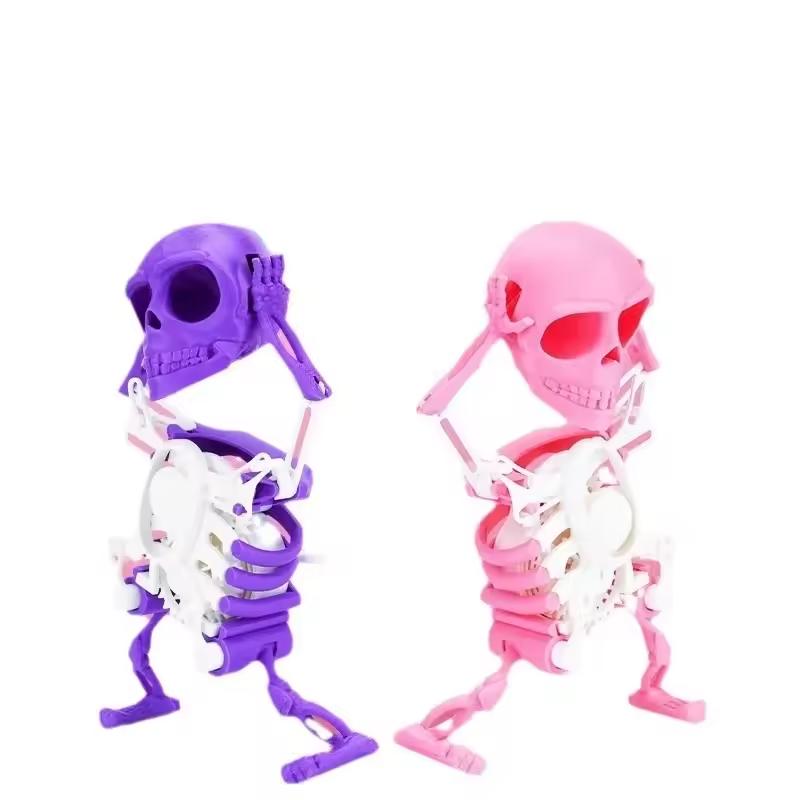 3D toy skeleton dancing sand sculpture funny decompression rare creativity prank Quirky skull