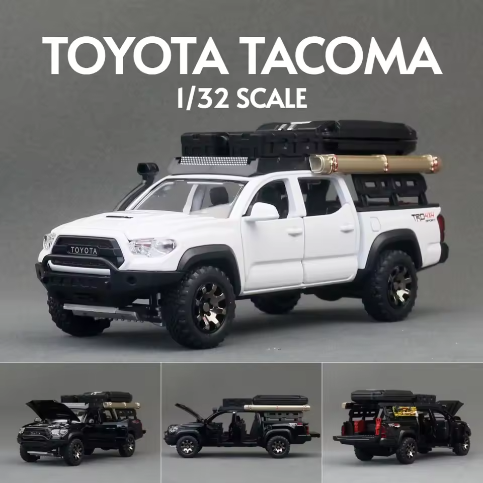 1:32 Toyota Tacoma TRO Off Road Pickup Alloy Diecast Model