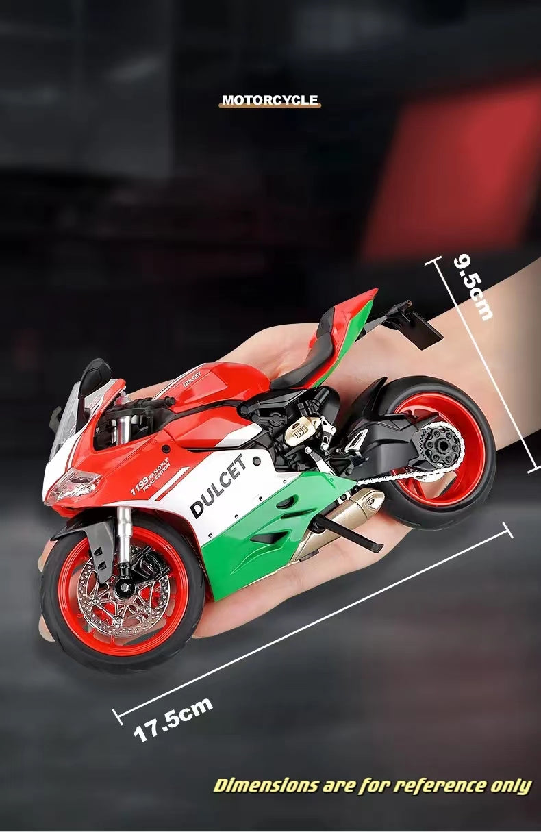 1:12 Dulcet 1199 Panigale Alloy Diecast Motorcycle Model