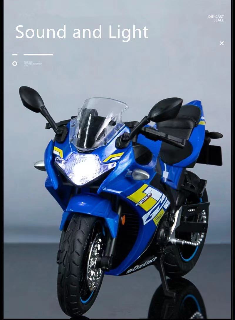 1:12 Suzuki GSX-250R Alloy Racing Motorcycle Model