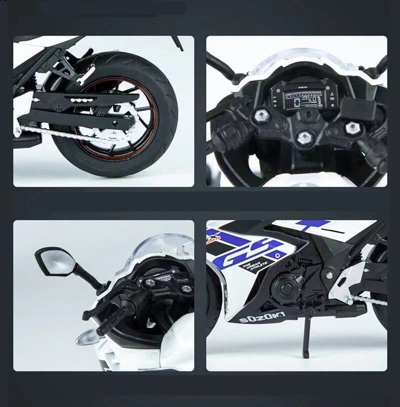 1:12 Suzuki GSX-250R Alloy Racing Motorcycle Model
