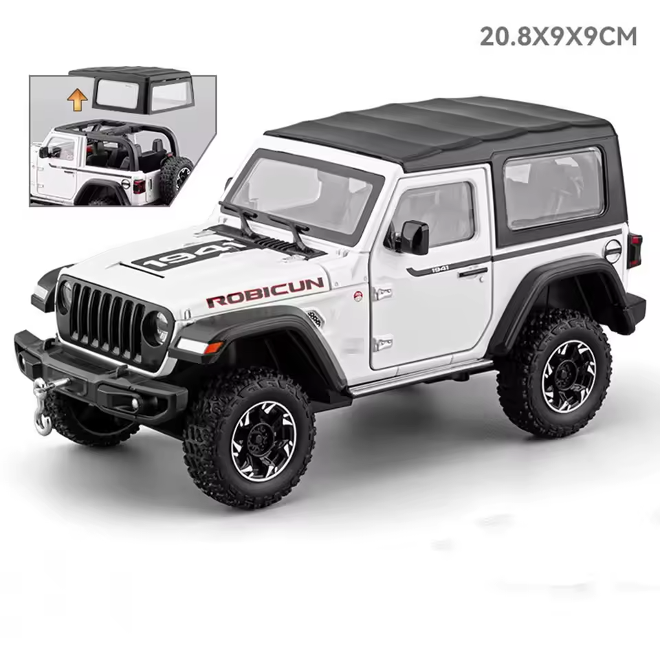 1:24 Wrangler Rubicon Diecast Model Car