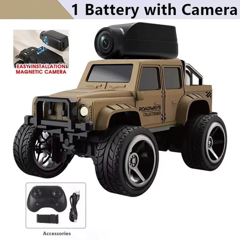 1:64 Alloy FPV Micro-Crawler | HD Live Camera System