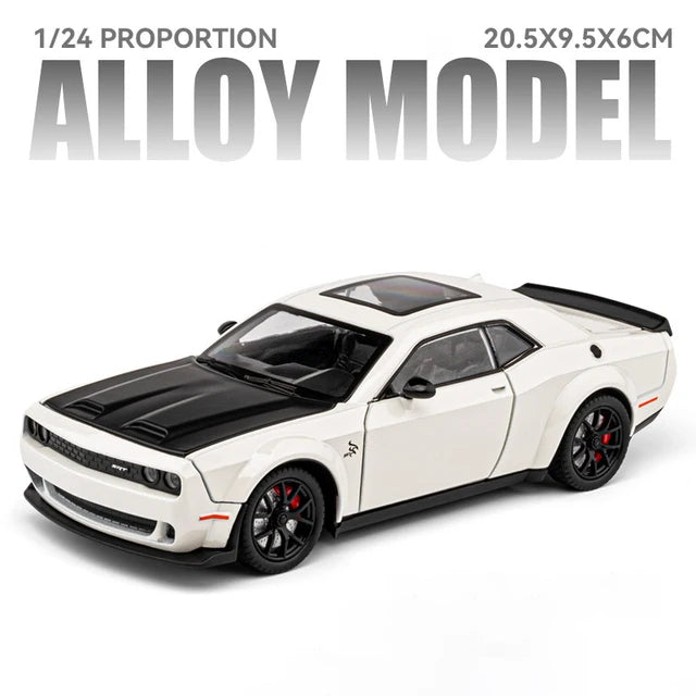 1:24 Dodge Challenger Hellcat Redeye Alloy Muscle Car Model