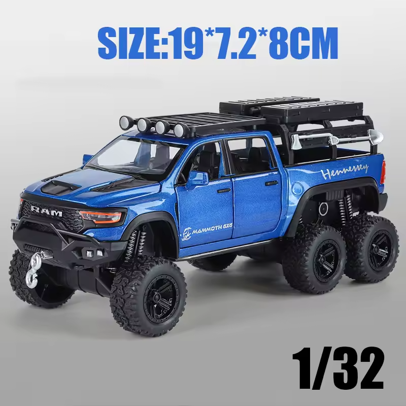 1:32 Scale Dodge Ram TRX 6X6 Die-cast Model Car