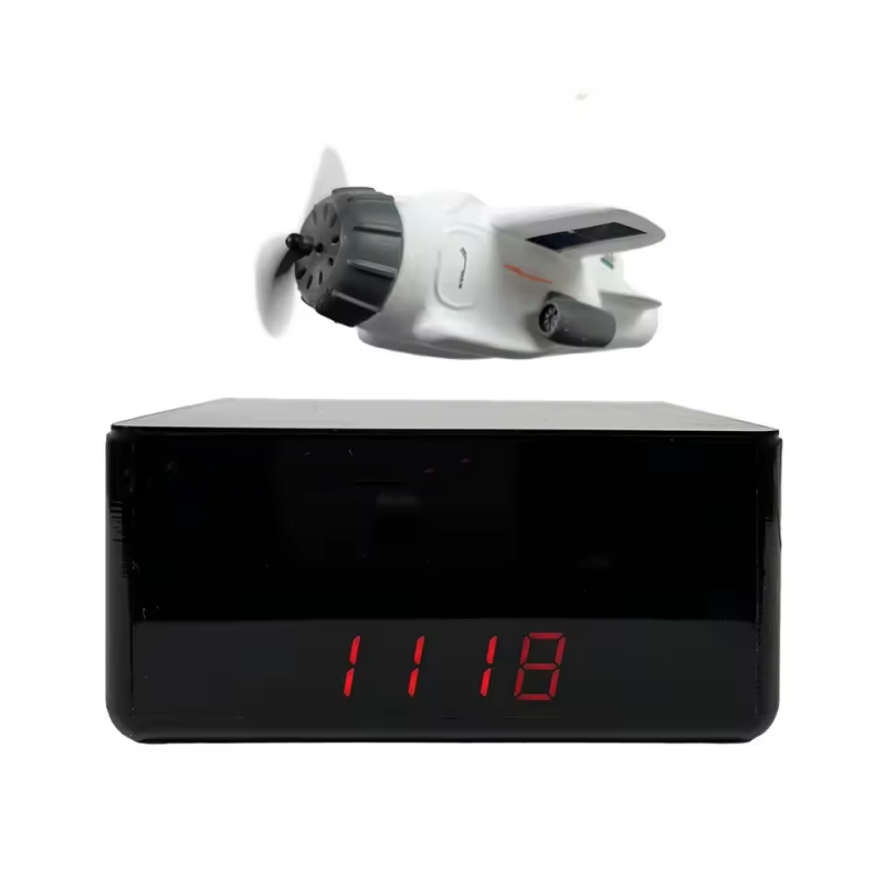 Levitating Airplane Alarm Clock with LED Display – Floating Aircraft Model Gift for Aviation Enthusiasts