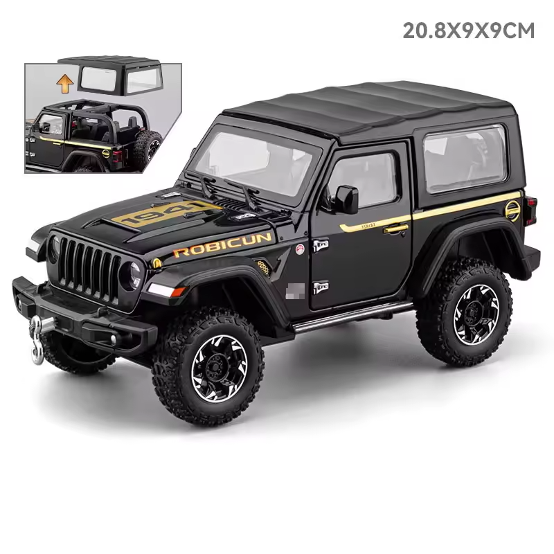 1:24 Wrangler Rubicon Diecast Model Car