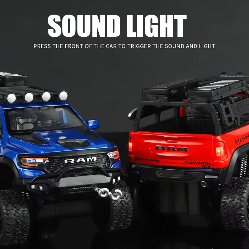 1:32 Scale Dodge Ram TRX 6X6 Die-cast Model Car