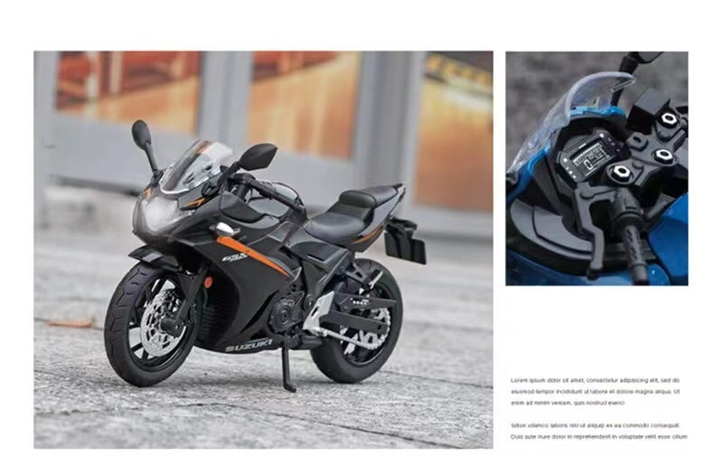 1:12 Suzuki GSX-250R Alloy Racing Motorcycle Model