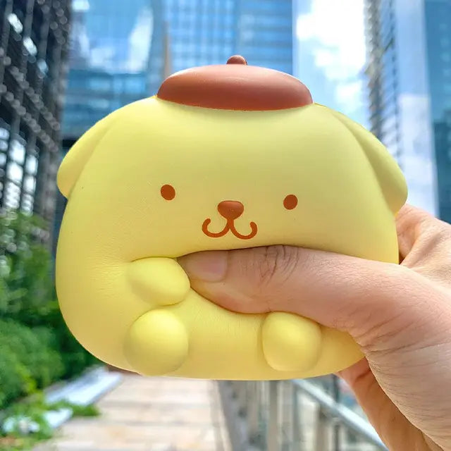 Kawaii Mylody Decompression Kuro Cinaroll Stress Relief Squishy Anime Cartoon Children's Hand Pinch Toy Healing Gift
