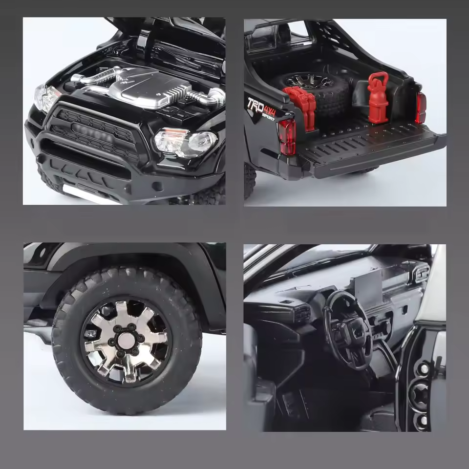 1:32 Toyota Tacoma TRO Off Road Pickup Alloy Diecast Model