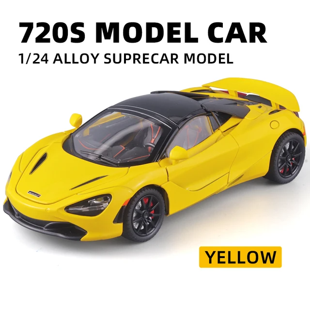 1:24 Scale McLaren 720s Super Car Decast Model
