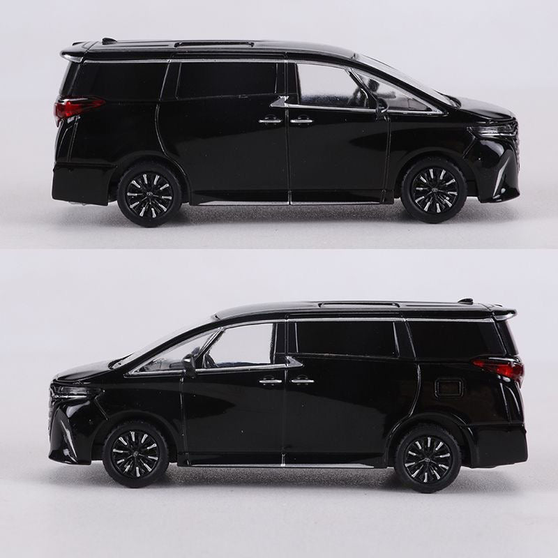 1:64 Toyota Alphard 2023 – Luxury MPV Diecast Model with Sunroof & Display Base