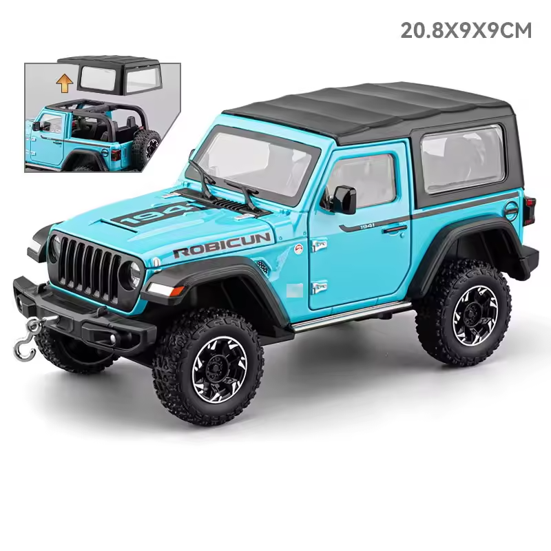 1:24 Wrangler Rubicon Diecast Model Car