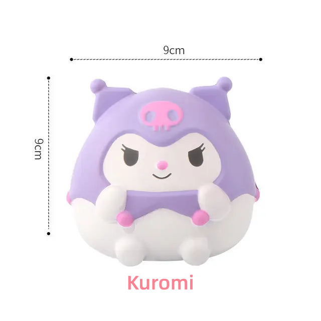 Kawaii Mylody Decompression Kuro Cinaroll Stress Relief Squishy Anime Cartoon Children's Hand Pinch Toy Healing Gift