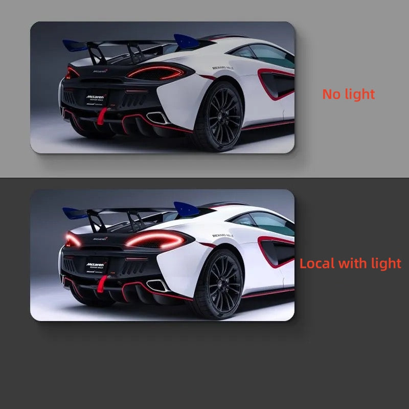 Luminous Sports Car Wall Art – Premium LED Backlit Canvas for Automotive Enthusiasts