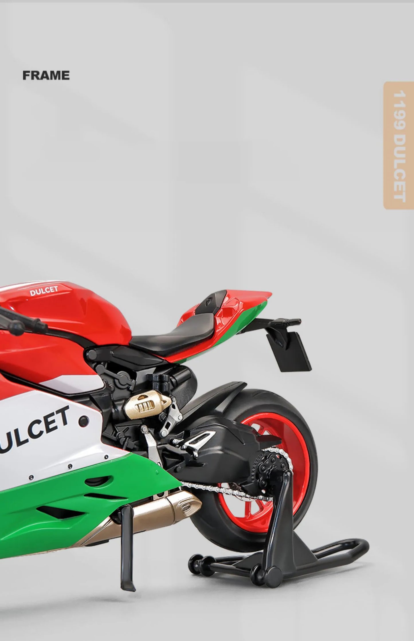 1:12 Dulcet 1199 Panigale Alloy Diecast Motorcycle Model
