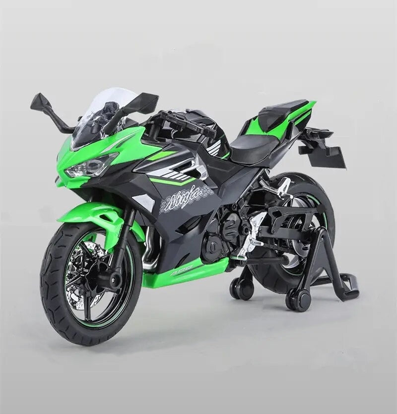 1:12 Kawasaki Ninja 400 Alloy Motorcycle Model Diecast Toy