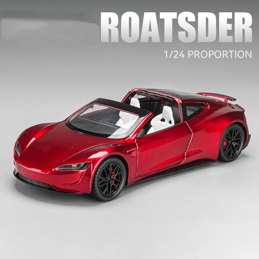 1:24 Tesla Roadster Alloy Toy Car Model